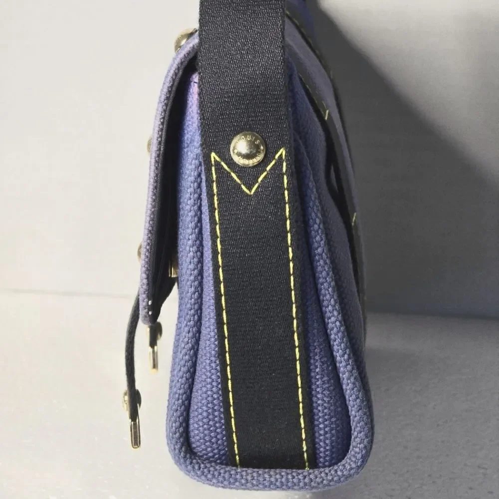 Louis Vuitton Blue Canvas Antigua Sac Rabat Bag